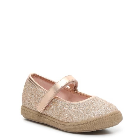 Olive & Edie Lil Gracie Glitter Mary Jane Flat - Kids' Ss 11M - Picture 1 of 11